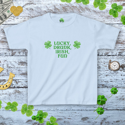 Funny Pub Baby Tee - Lucky Drunk Irish Fun Drinking Shirt