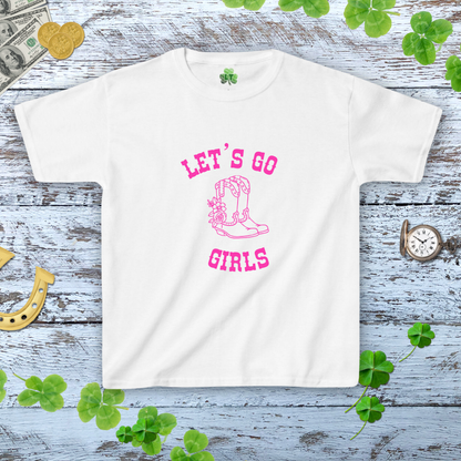 Let's Go Girls Baby Tee - Boots Western Style Shirt