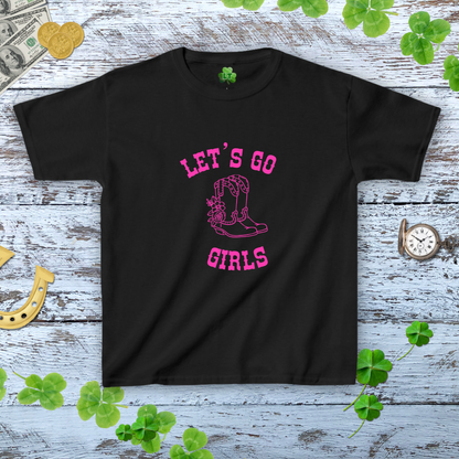 Let's Go Girls Baby Tee - Boots Western Style Shirt