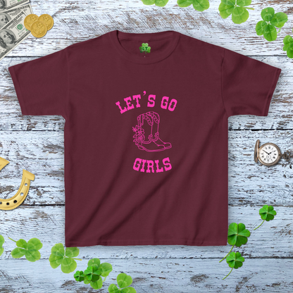 Let's Go Girls Baby Tee - Boots Western Style Shirt