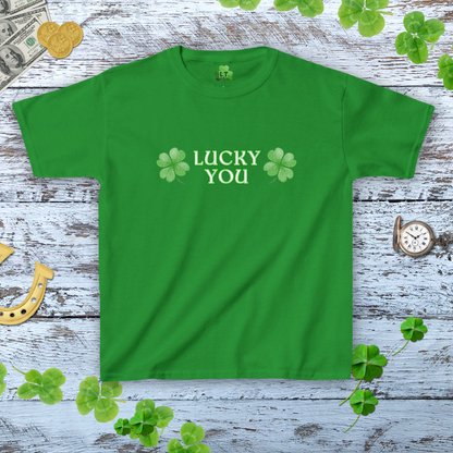 Lucky You Baby Tee - Lucky Shamrock Aesthetic Baby Tee