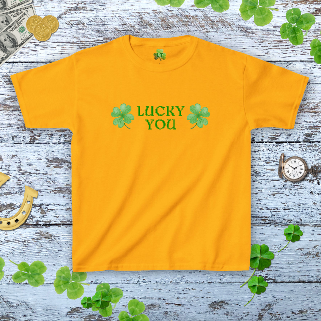 Lucky You Baby Tee - Lucky Shamrock Aesthetic Baby Tee