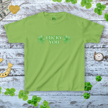 Lucky You Baby Tee - Lucky Shamrock Aesthetic Baby Tee