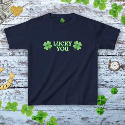 Lucky You Baby Tee - Lucky Shamrock Aesthetic Baby Tee