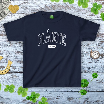 Slainte EST 2025 Baby Tee - Y2K Style Trendy Shirt