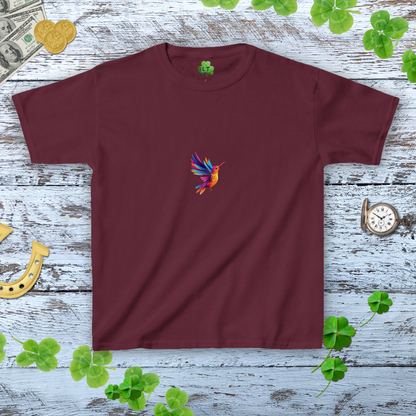 Hummingbird Minimalist Graphic Baby Tee - Y2K Style Women Tee