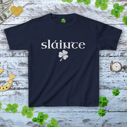 Slainte Large Distressed Pub Baby Tee - Y2k Style Shirt