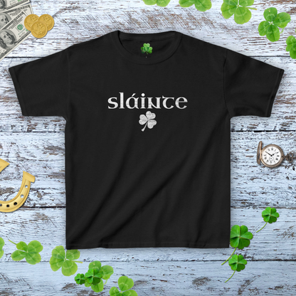 Vintage Slainte Stylish Graphic Baby Tee - Y2K Distressed Style Tee