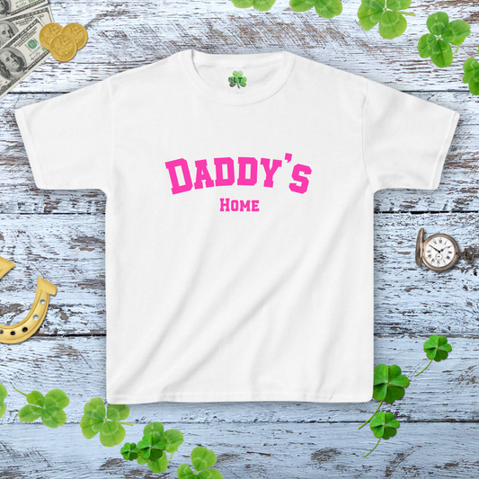 Daddy's Home! Y2K Style Women's Baby Tee