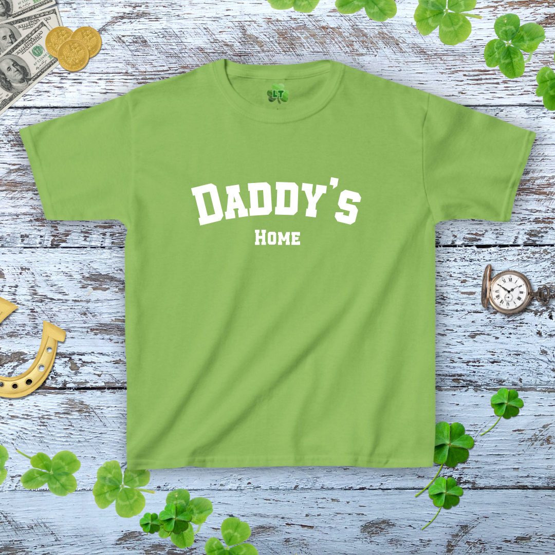 Daddy's Home! Y2K Style Women's Baby Tee