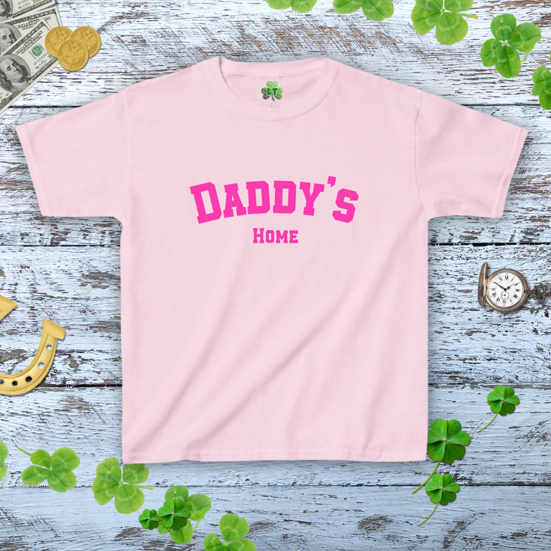 Daddy's Home! Y2K Style Women's Baby Tee