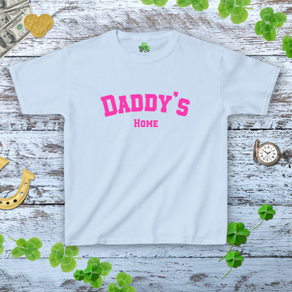 Daddy's Home! Y2K Style Women's Baby Tee