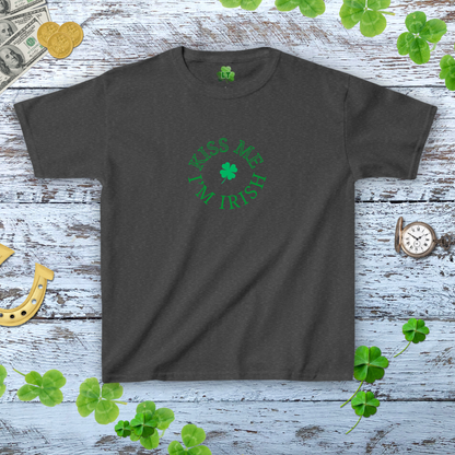 Kiss me i'm irish Baby Tee - Y2K Style Trendy Shirt