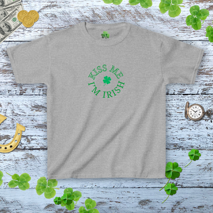 Kiss me i'm irish Baby Tee - Y2K Style Trendy Shirt